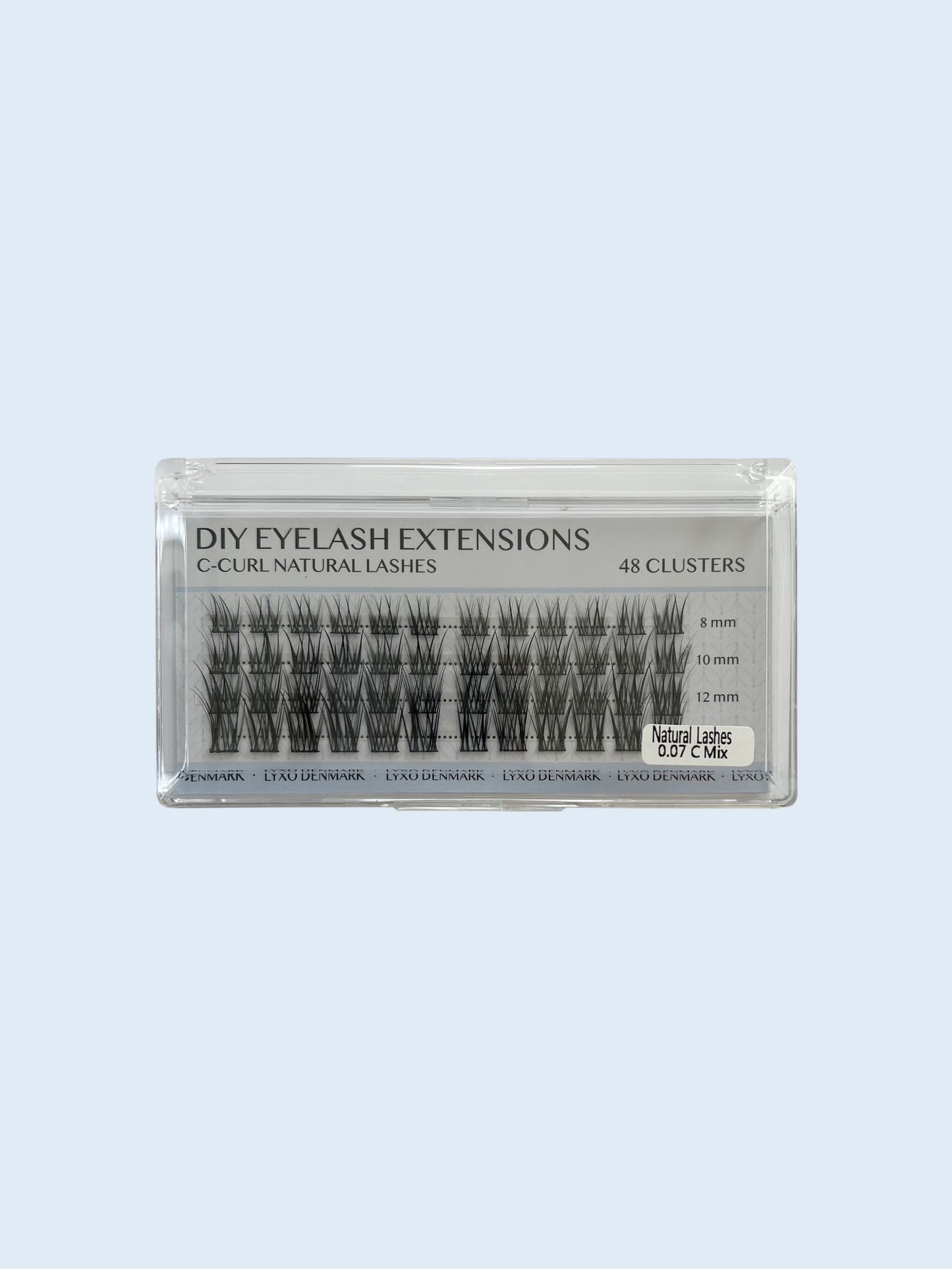 Natural C-curl Clusters/Lashes