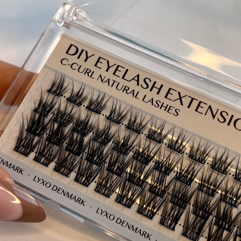 Natural C-curl Clusters/Lashes