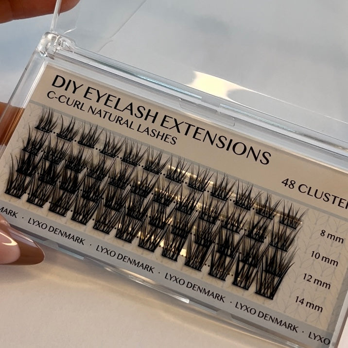 Natural C-curl Clusters/Lashes