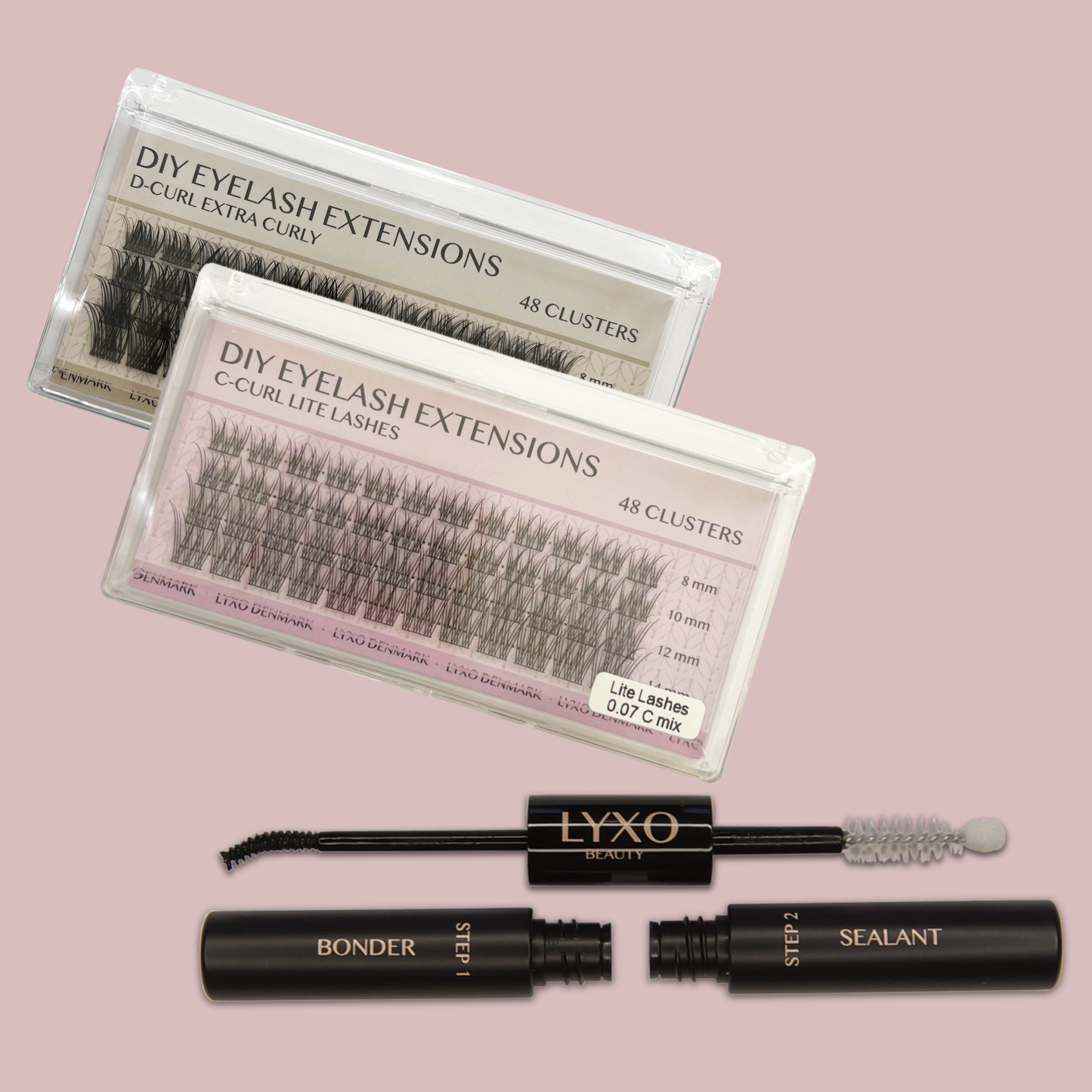 DIY Eyelash Extensions VÆRDIPAKKE (sort lim)