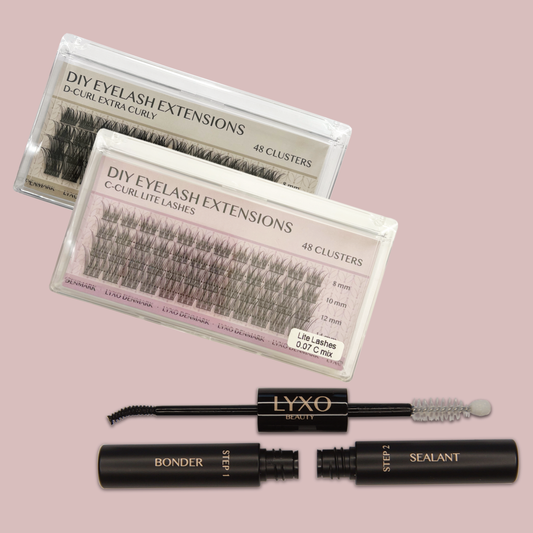 DIY Eyelash Extensions VÆRDIPAKKE (sort lim)