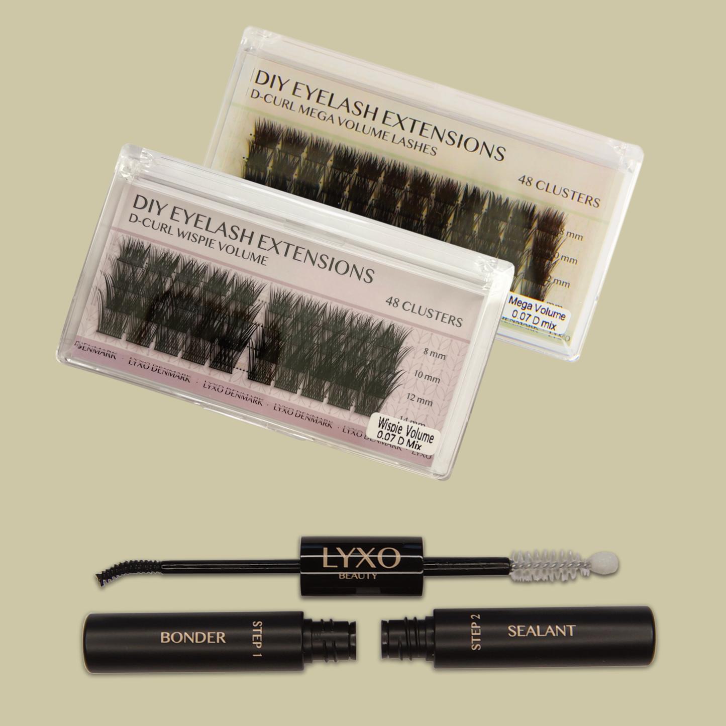 DIY Eyelash Extensions VÆRDIPAKKE (sort lim)