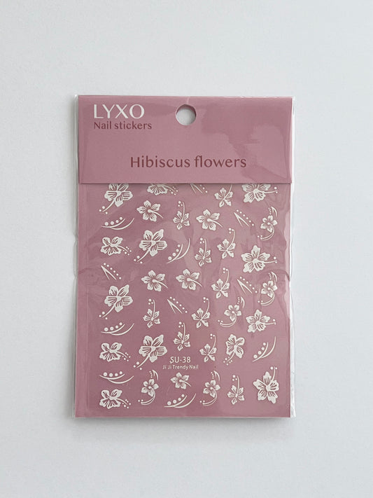 Hibiscus Nail Stickers