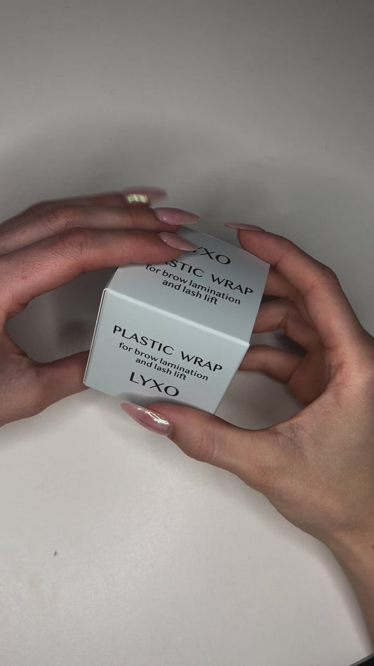 Plastic wrap for brow lamination &amp; lash lift